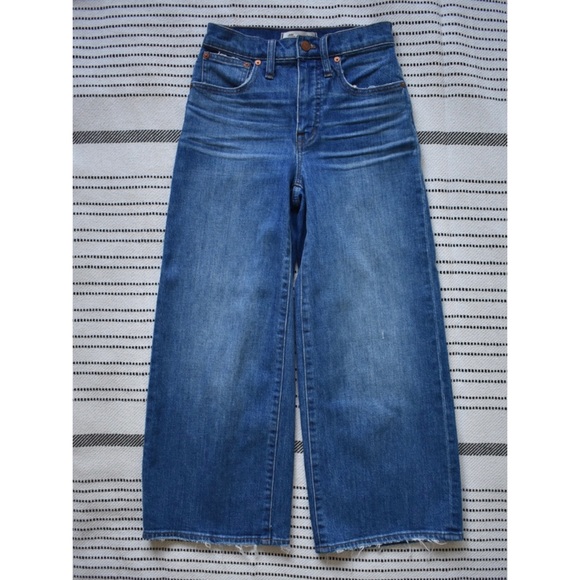 Madewell Denim - Madewell Wide Leg Crop